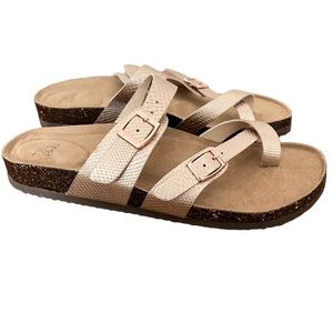 Birkenstocks Dupes Iridescent Time and Tru Size 10